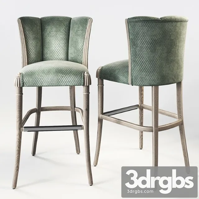 Casablanca bar chair 2 3D Model Download
