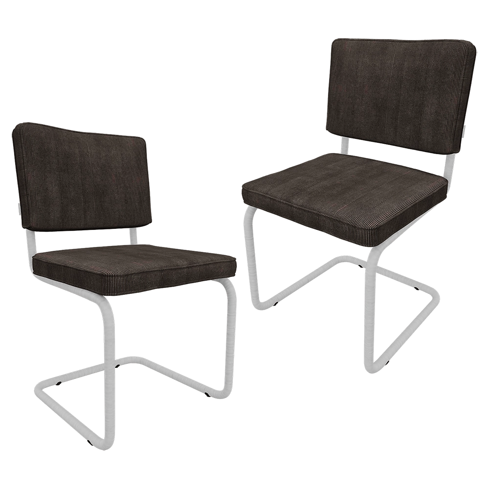 CasaDesús – Chair Ridge Rib brushed grey 3D Model CasaDesús – Chair Ridge Rib brushed grey 3D Model