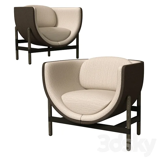 Casala Capsule Lounge 1 Seater 3DModel