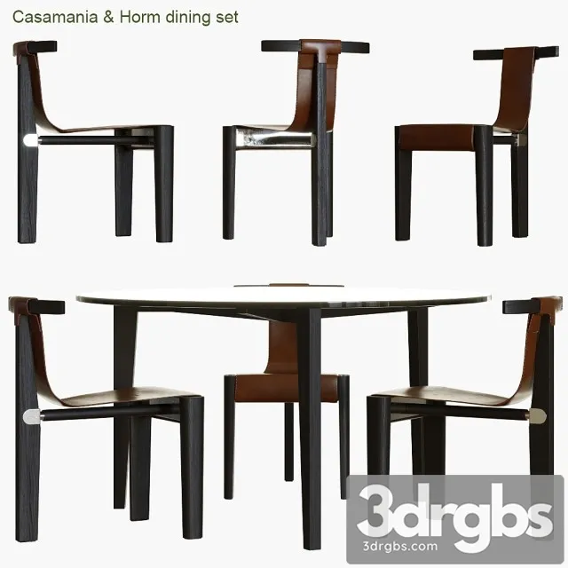 Casamania Horm Dining Set 3D Model Download Casamania Horm Dining Set 3D Model Download