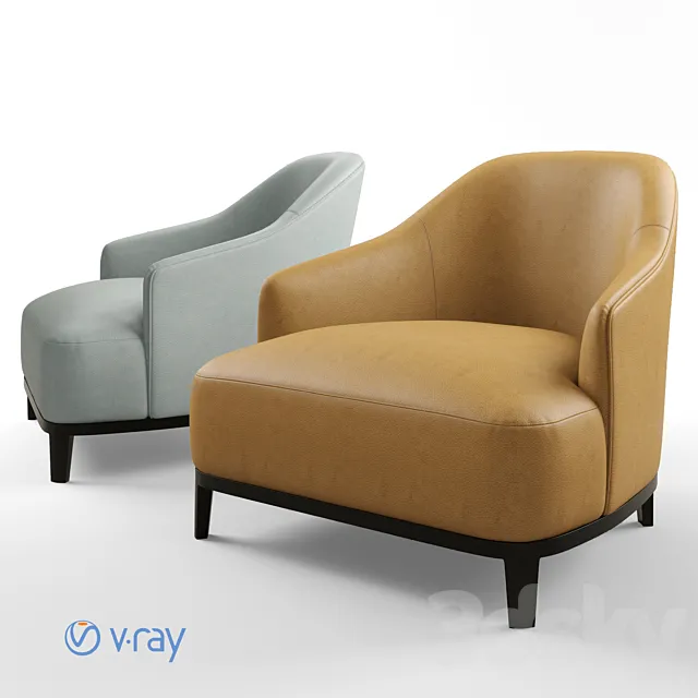 Casamilano. Кресло Arne. 3D Model Casamilano. Кресло Arne. 3D Model