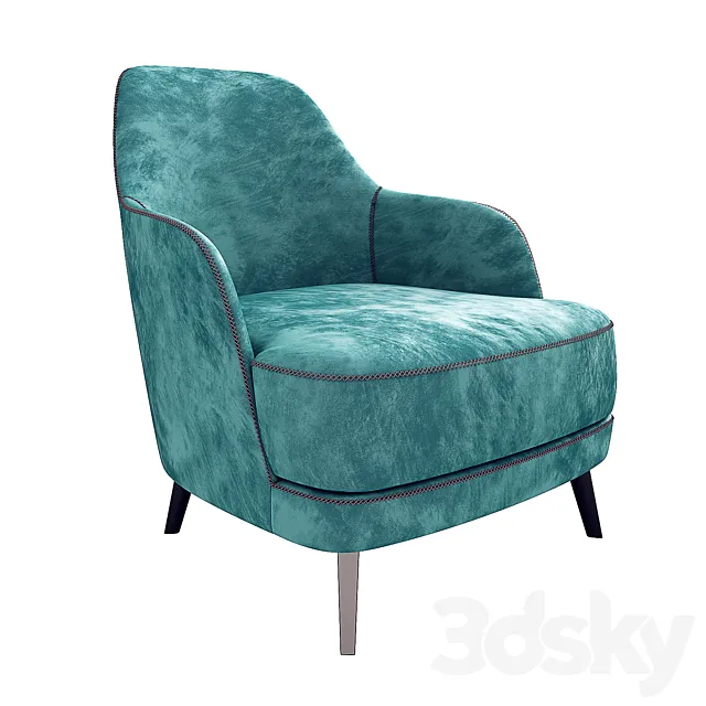 Casamilano Liz Armchair by Roberto Lazzeroni 3D Model Casamilano Liz Armchair by Roberto Lazzeroni 3D Model