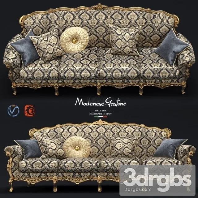 Casanova Sofa 3D Model Download Casanova Sofa 3D Model Download