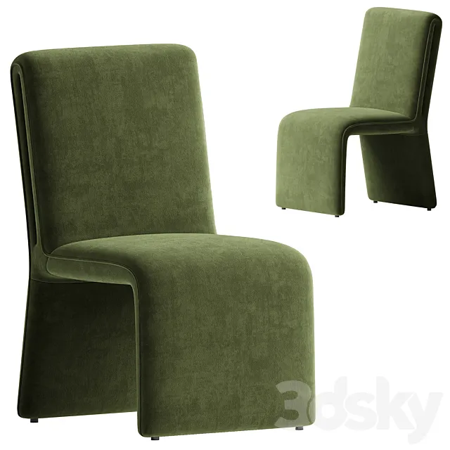 Cascata Dining Chair 3D Model Cascata Dining Chair 3D Model