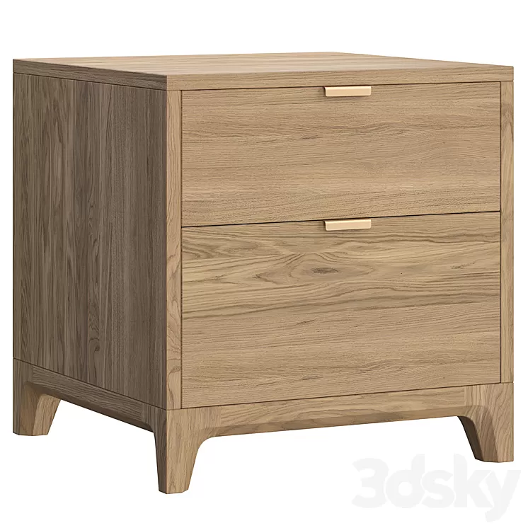 Case bedside table 3D Model Free Download