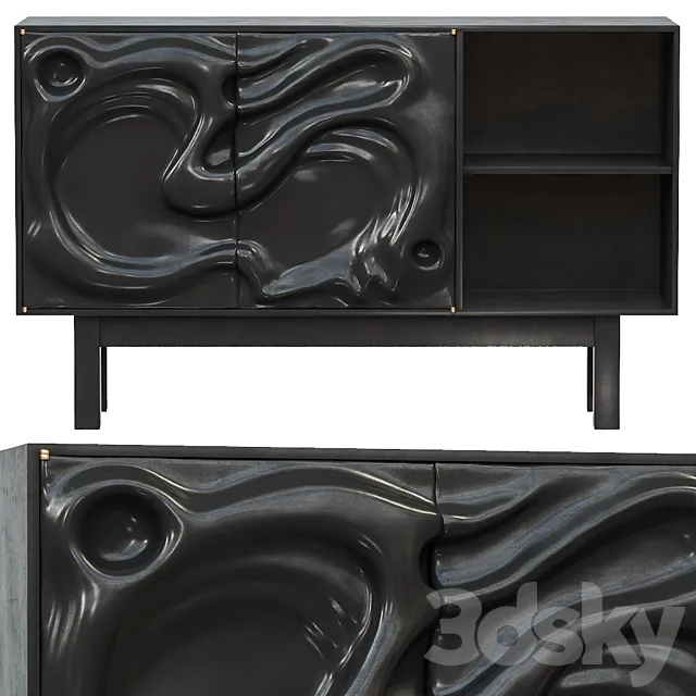 Casey Johnson Studio Sumi sideboard 3DModel Casey Johnson Studio Sumi sideboard 3DModel