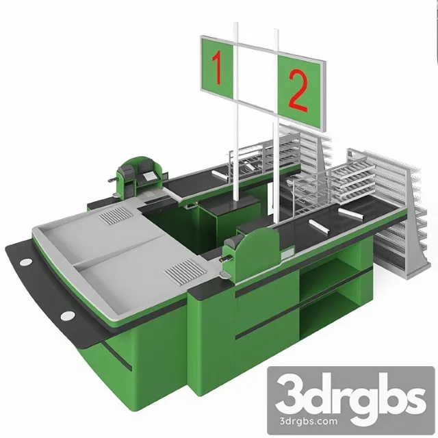 Cash island vis 00318j hermes 3D Model Download