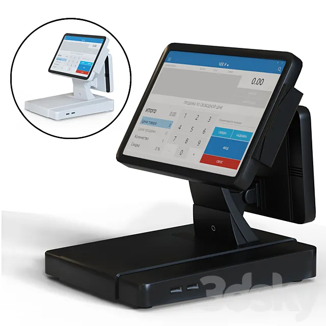 Cash machine 3D Model Cash machine 3D Model