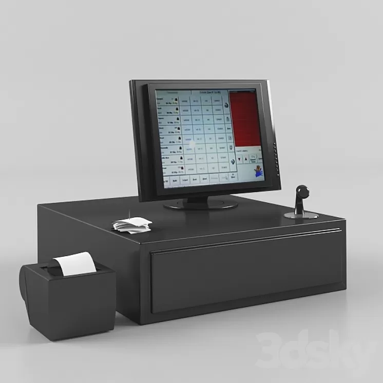 Cash Register 3D Model