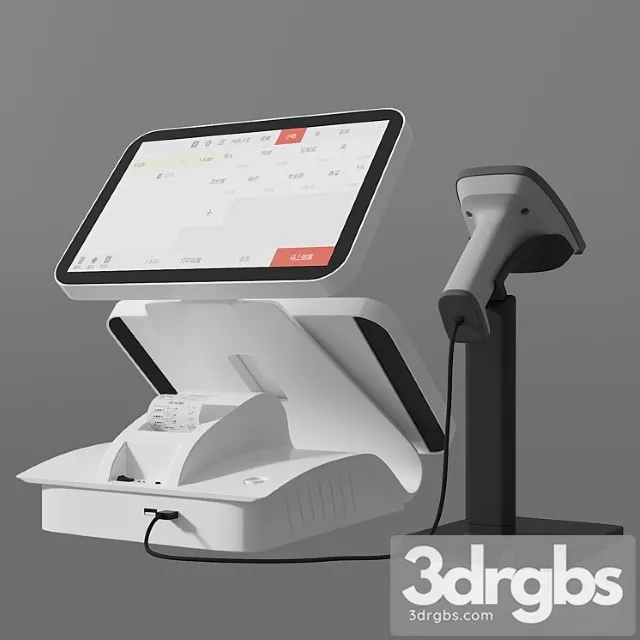 Cashier 3D Model Download