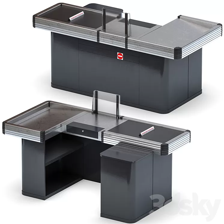 Cashier Futura Plus 3D Model