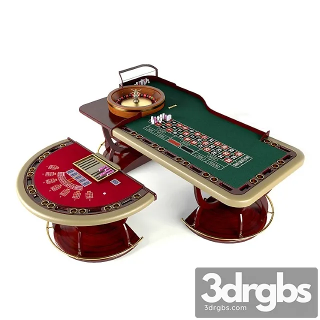 Casino tables 3D Model Download