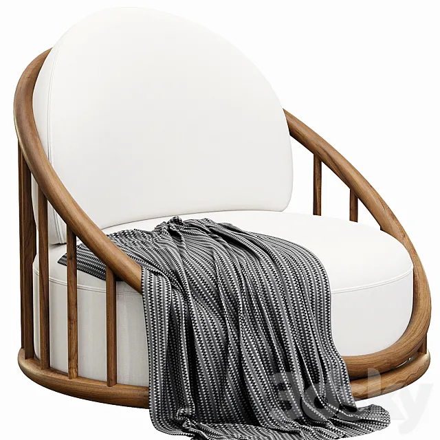 Cask armchair 3DModel