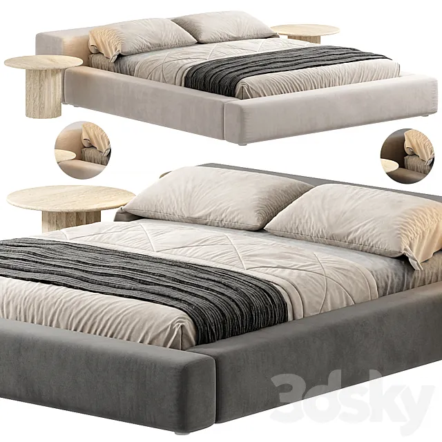 Casper Bed 3D Model Casper Bed 3D Model