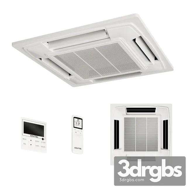 Cassette Air Conditioner 3D Model Download