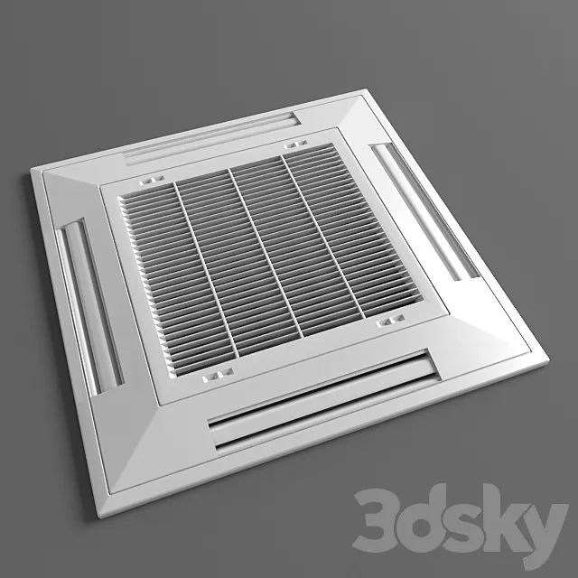 Cassette air conditioning 3DModel Cassette air conditioning 3DModel