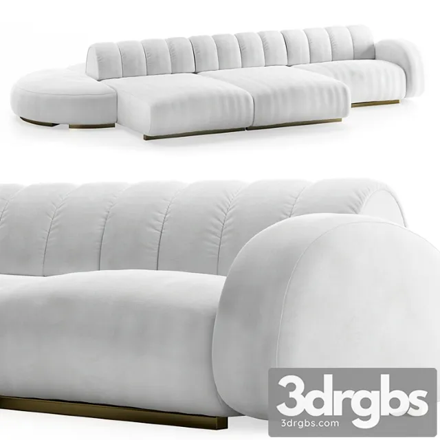 Cassia modular sofa caffelatte Cassia modular sofa caffelatte