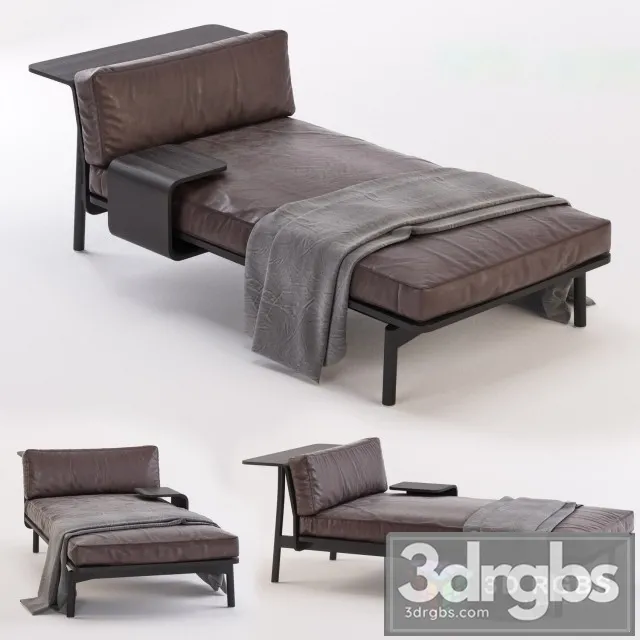 Cassina 288 10 Sled Bed 3D Model Download
