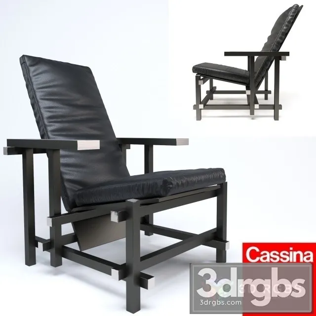 Cassina 635 Black 3D Model Download Cassina 635 Black 3D Model Download