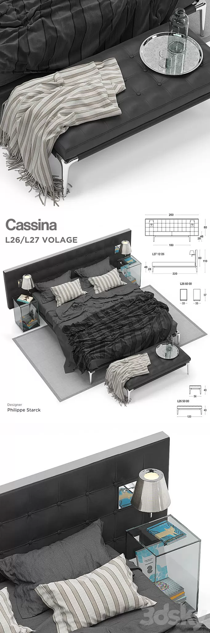 Cassina L26 27 volage 3D Model