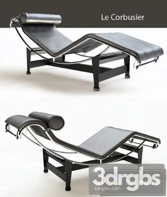 Cassina Le Corbusier LC4 Chaise Lounge 3D Model Download Cassina Le Corbusier LC4 Chaise Lounge 3D Model Download