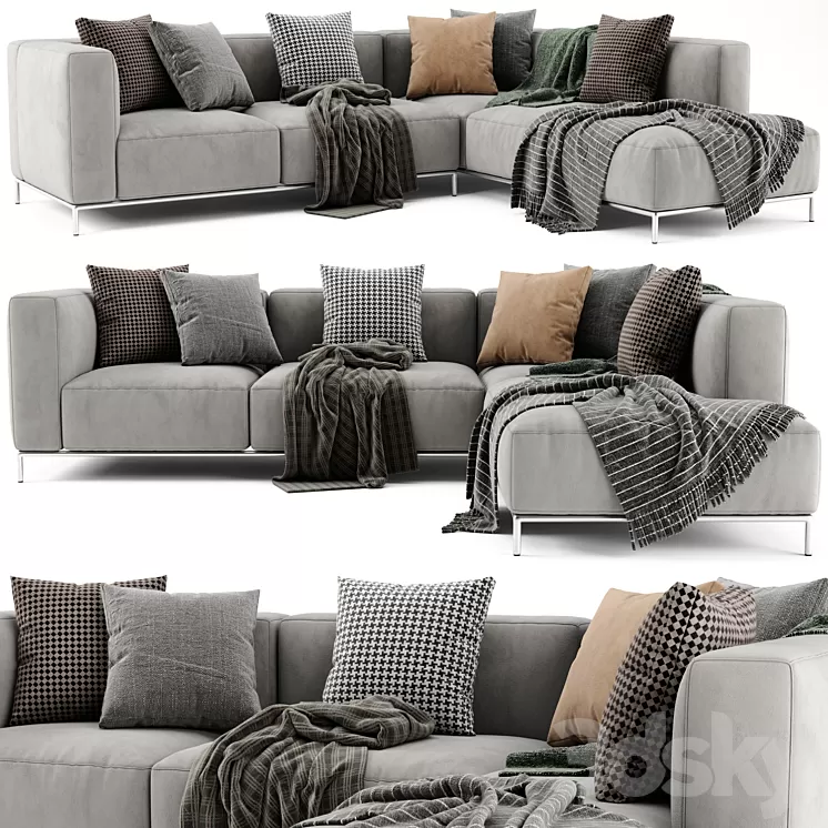 Cassina Mex Hi Set 01 3D Model Cassina Mex Hi Set 01 3D Model