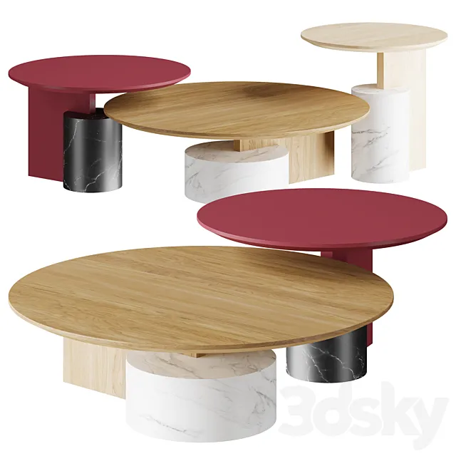 Cassina SENGU | table 3D Model