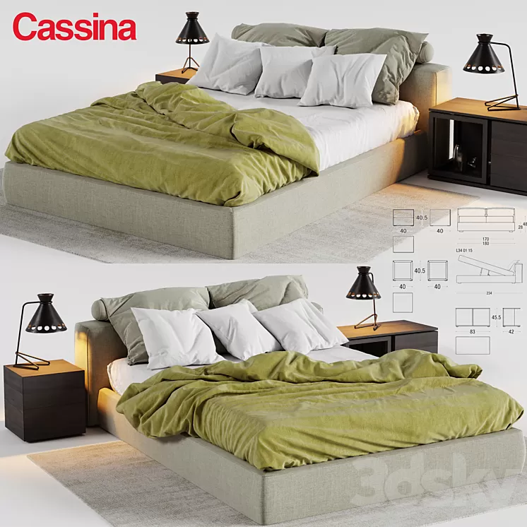 cassina_l34_mex_c 3D Model cassina_l34_mex_c 3D Model