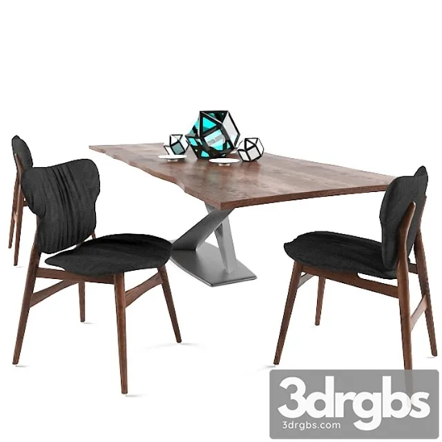 Cassoni stratos wood table 2 3D Model Download Cassoni stratos wood table 2 3D Model Download