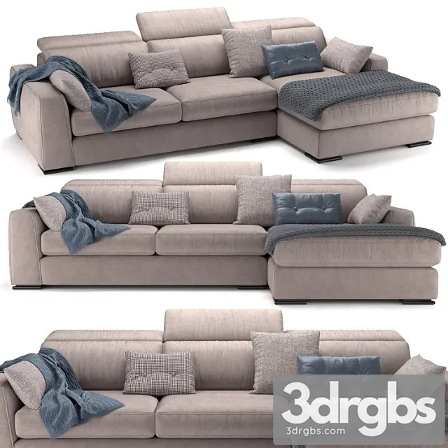 Cast Chaise Longue 3 Seater Maxi Calligaris 3D Model Download Cast Chaise Longue 3 Seater Maxi Calligaris 3D Model Download