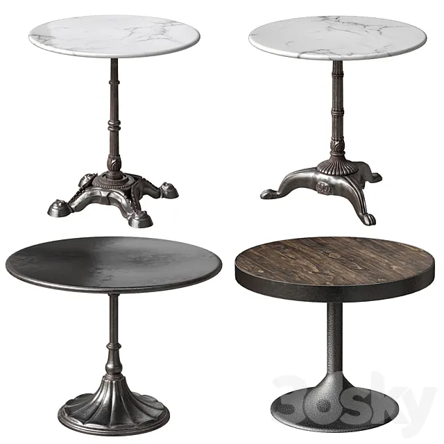 Cast iron table 2 3D Model Cast iron table 2 3D Model