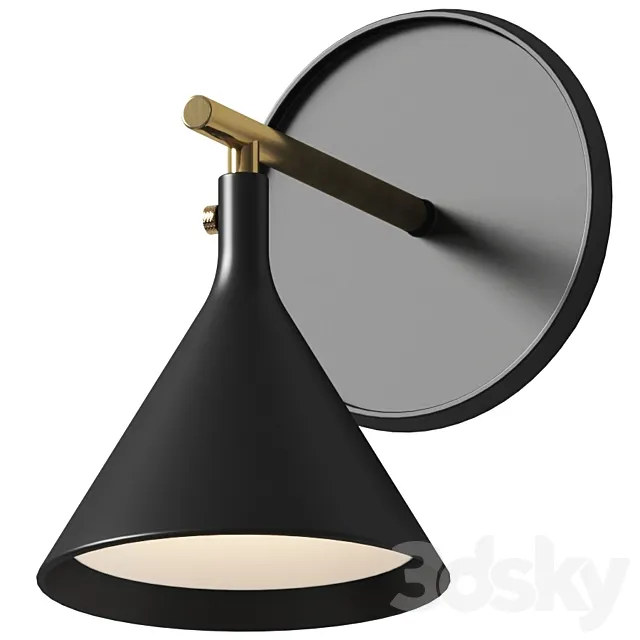 Cast Sconce by MENU 3D Model Cast Sconce by MENU 3D Model