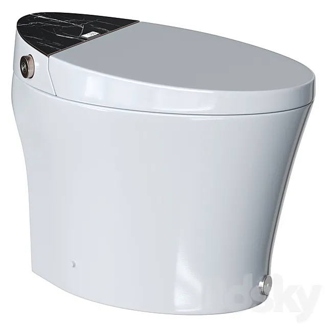 Casta Diva Elongated Smart Toilet 3D Model