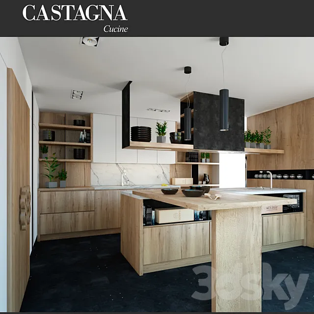 Castagna Cucina Natura 3D Model