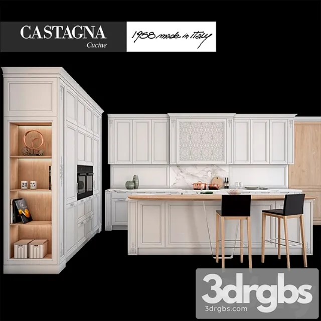 Castagna Cucine Princess 3D Model Download