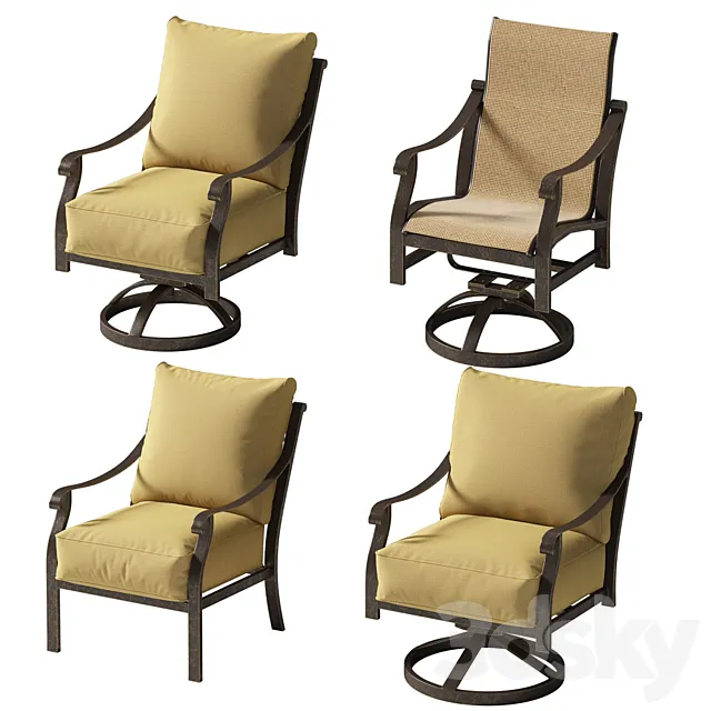 Castelle MADRID COLLECTION Chairs 1 3D Model
