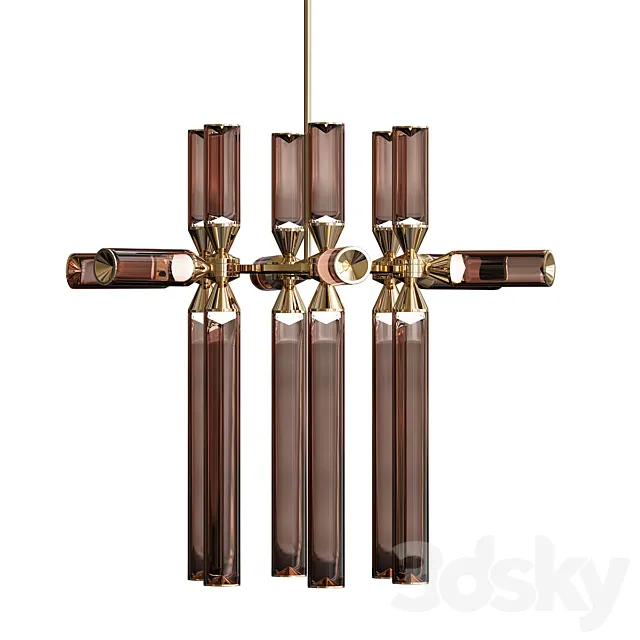 Castle 18 – 02 bronze smoke von Roll & Hill 3D Model