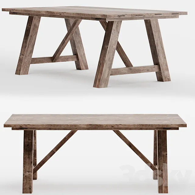 Castle dining table 3DModel