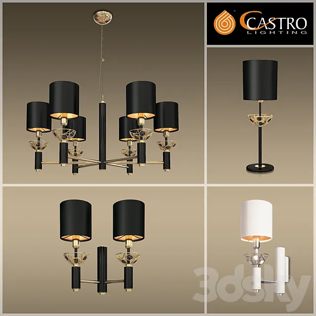 Castro Lighting Collection CHICAGO 3DModel