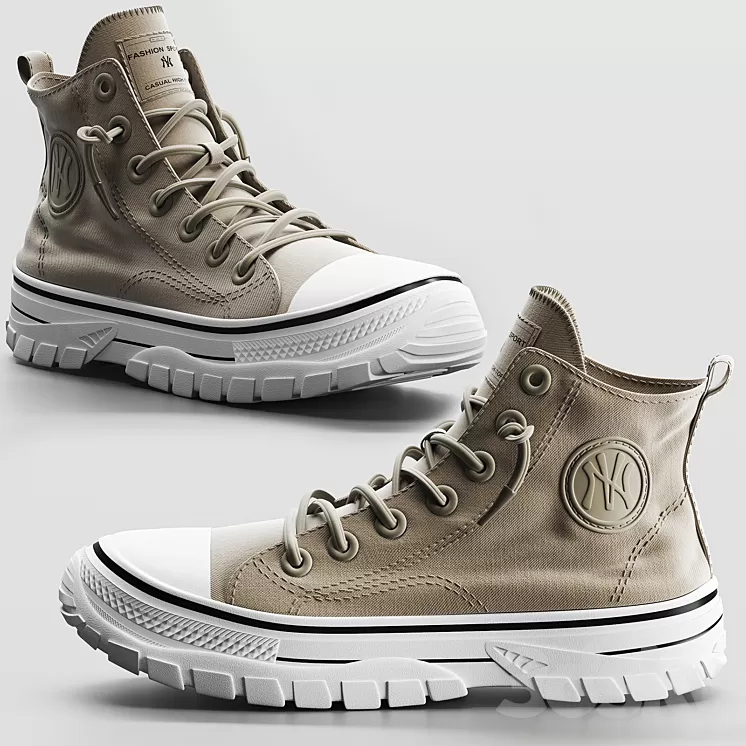 Casual high-top 3D Model Free Download