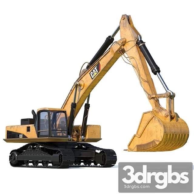 CAT Excavator 3D Model Download