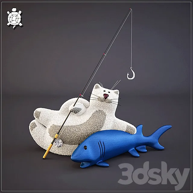 cat-fisherman 3DModel cat-fisherman 3DModel