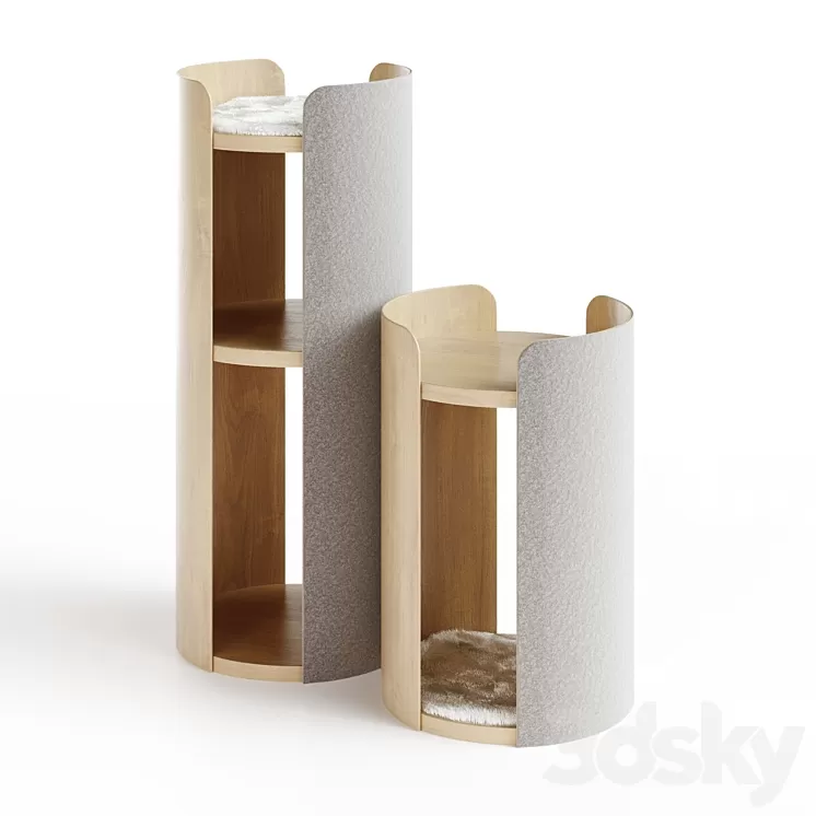 cat house 3D Model cat house 3D Model