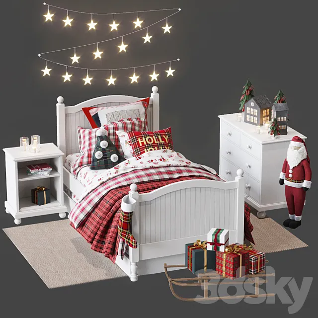 Catalina Cristmas set 3D Model Catalina Cristmas set 3D Model