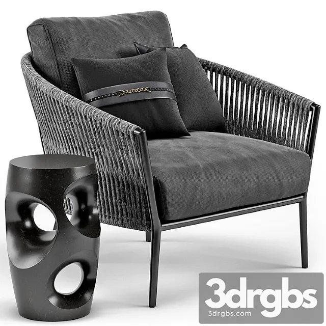 Catalina outdoor lounge chair oly studio cosmo side end table 3D Model Download Catalina outdoor lounge chair oly studio cosmo side end table 3D Model Download