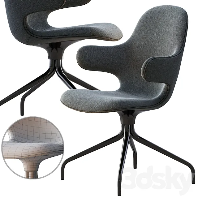 Catch JH2 Polished Aluminum 3DModel Catch JH2 Polished Aluminum 3DModel