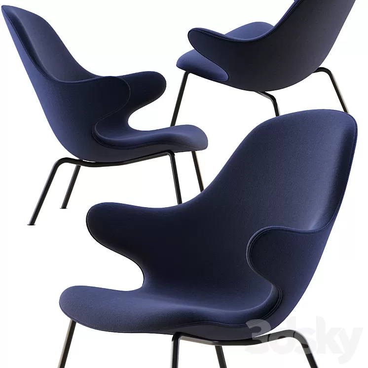 Catch lounge chair JH14 3D Model Catch lounge chair JH14 3D Model