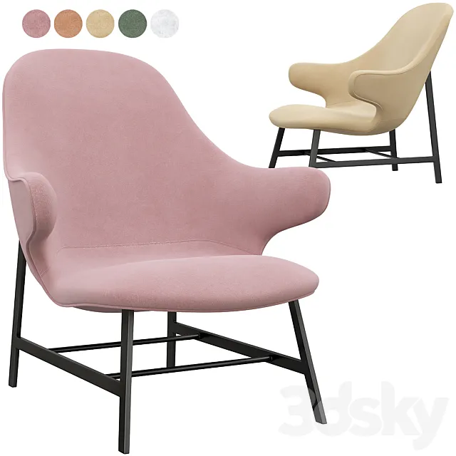Catch Lounge JH13 Armchair 3D Model