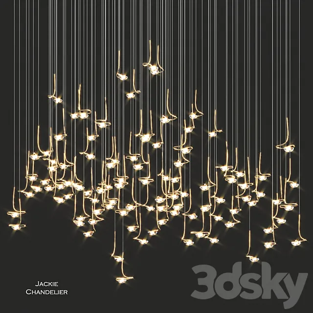 Catellani & Smith Jackie Chandelier 3DModel