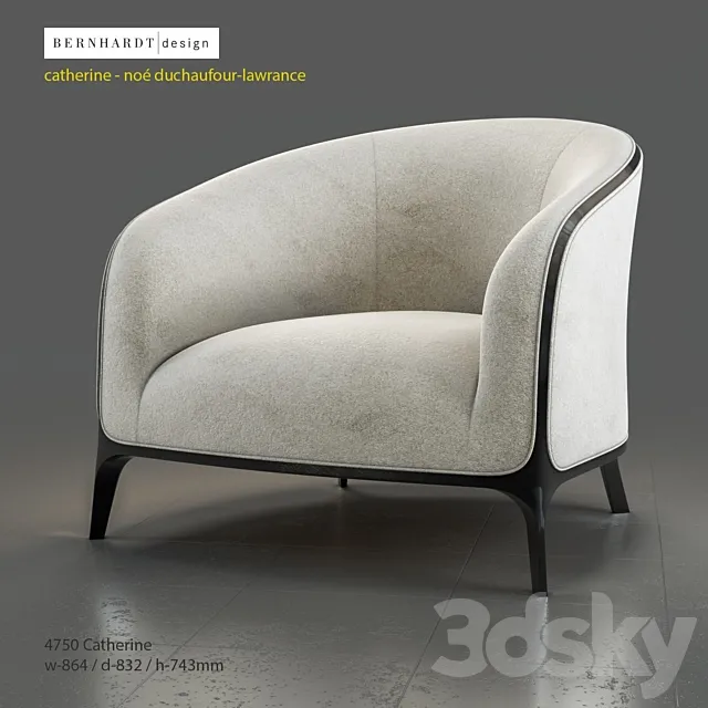 Catherine lounge chair 3D Model